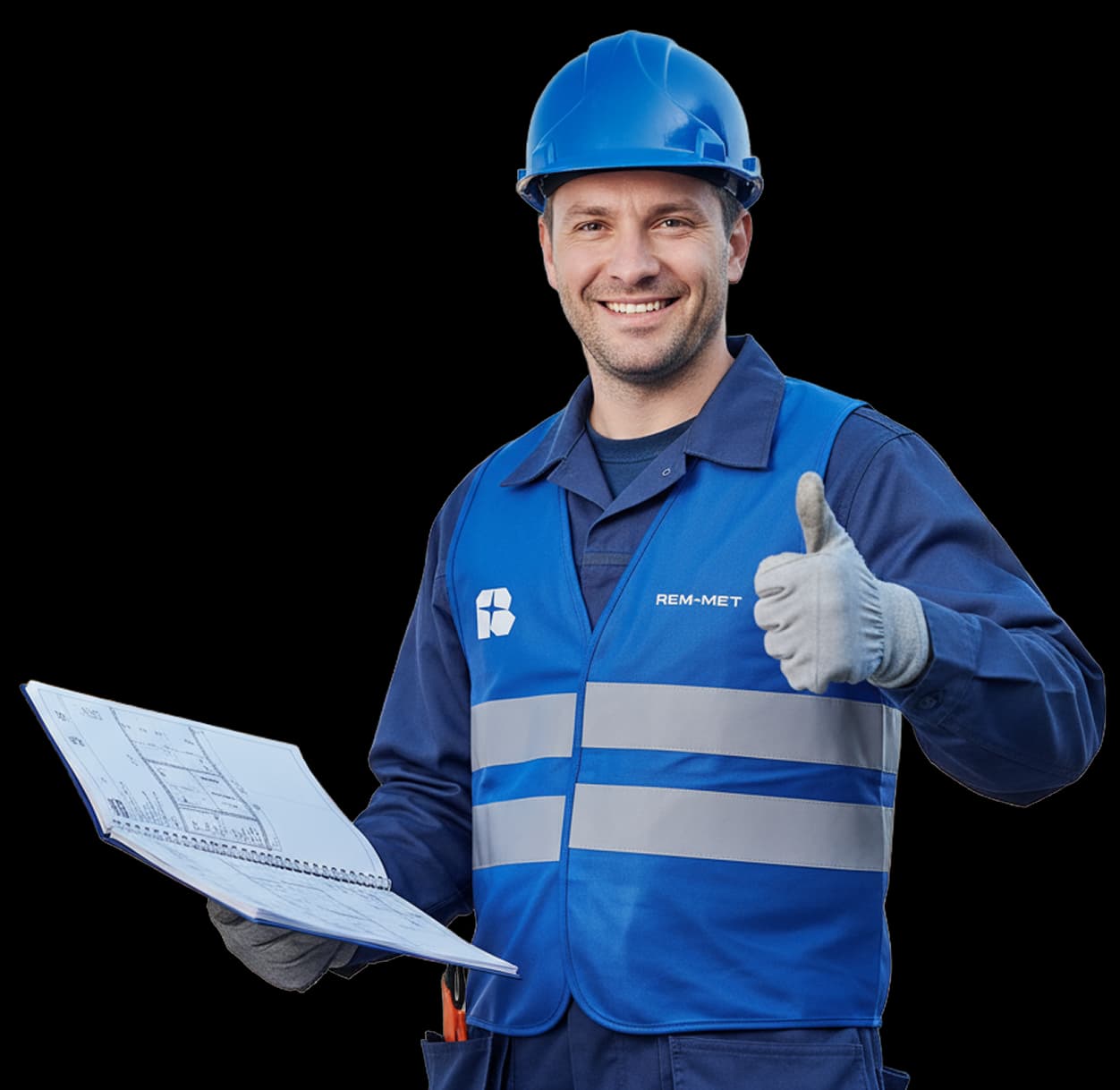 Projekt wygrodzenia bezpieczeństwa REM-MET w programie SolidWorks.